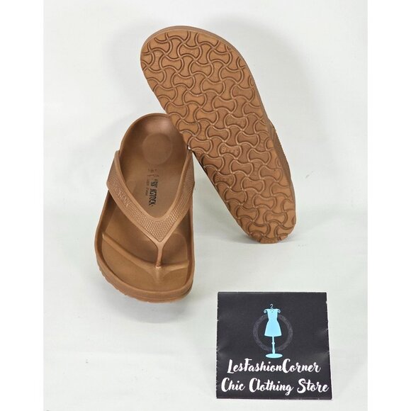 Birkenstock Men's Metallic Copper Honolulu EVA Slip-On Sandals Sz 11 Wo's 13 055 - Picture 4 of 16